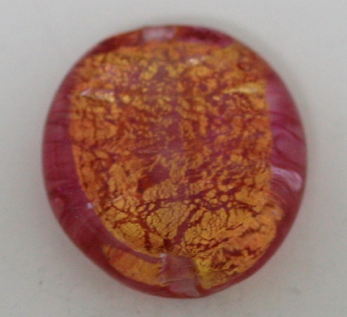 Murano Glass Schiacciata (1 x 0.75 in.) # 01 - Click Image to Close